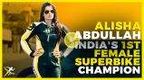 Alisha Abdullah - India's first superbike champion - KreedOn|Alisha-Abdullah-KreedOn