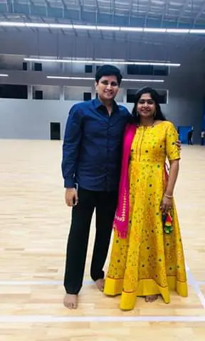 chetan anand with wife