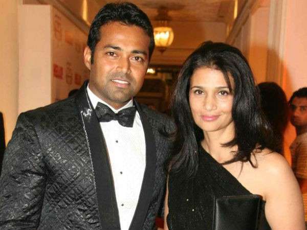 leander paes with ex wife