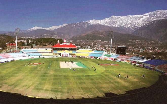 Dharmashala cricket stadium in India | kreedOn