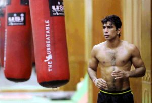 Indian boxers Jitender Kumar