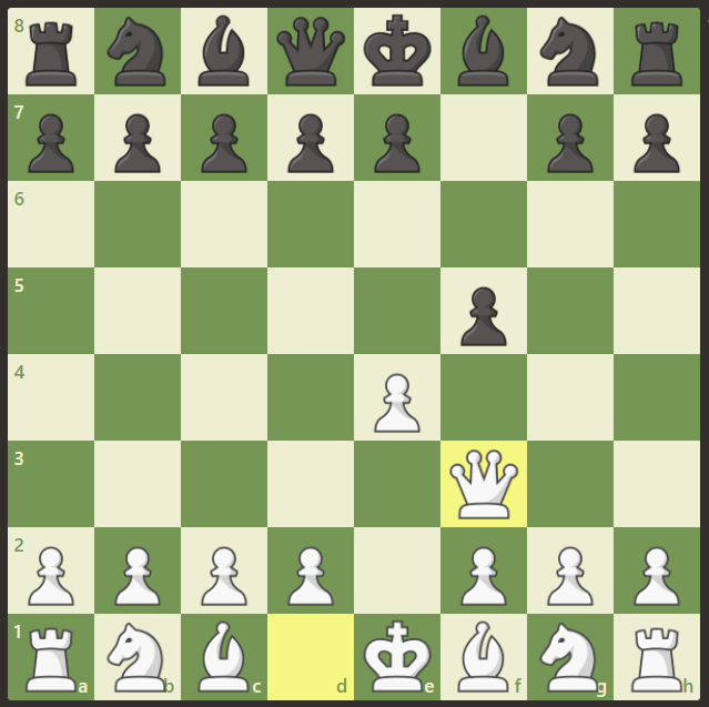 How to win at Chess in 3 moves