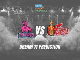 Dream11 JAI vs HYD Pro Kabaddi League 2019