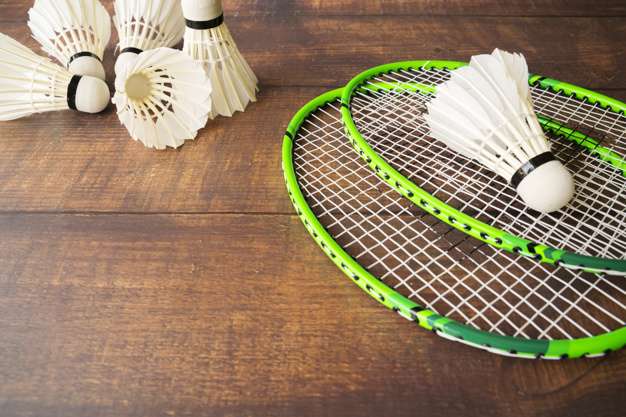 Badminton court flooring