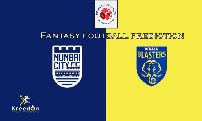 Mumbai City FC vs Kerala Blasters FC Dream11 Prediction ISL 2019