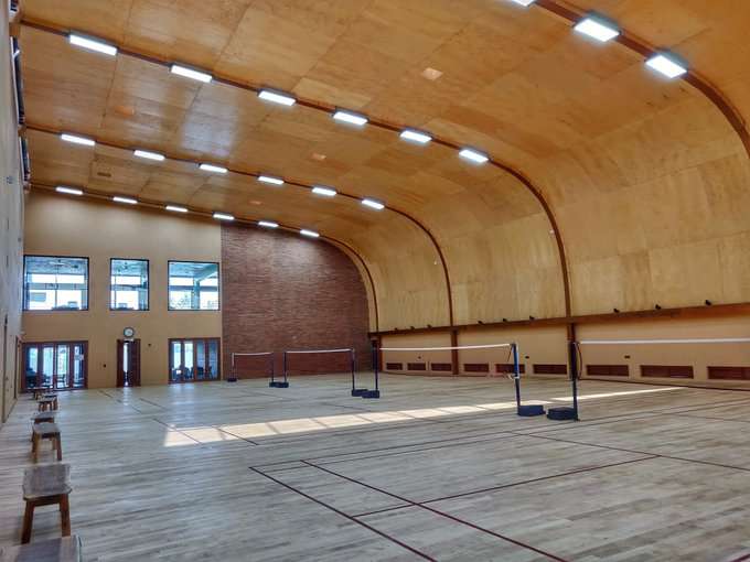 wood sports flooring Badminton Wooden Flooring