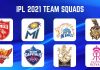 IPL 2021 players list
