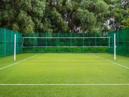 outdoor badminton court - KreedOn