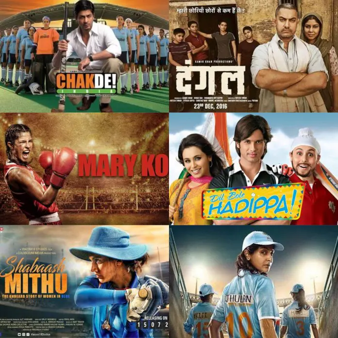 Bollywood Movies featuring Women in Sports